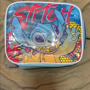 Disney Stitch Blue and Gray Lunch Bag